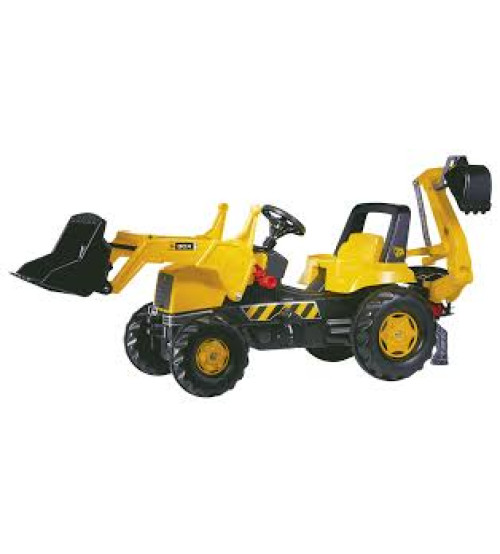 Pedāļu traktors ar diviem kausiem rollyJunior JCB (3-8 gadiem) 812004